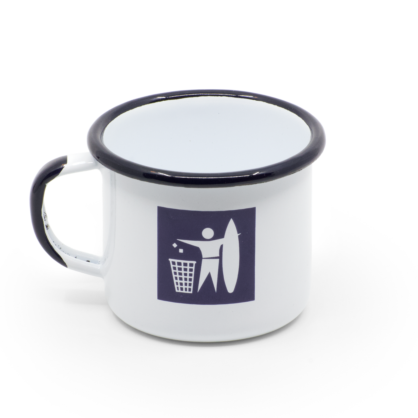 Enamel cup "Refuse single-use!"