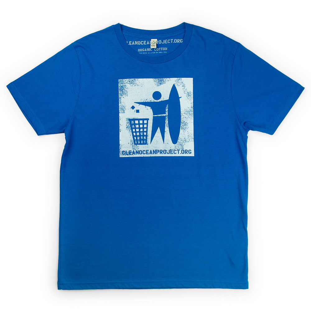 T-Shirt Man Logo blau