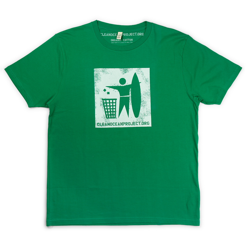 T-Shirt Man Logo grün
