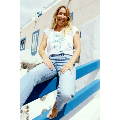 T-Shirt Woman „Plastic straws sucks“