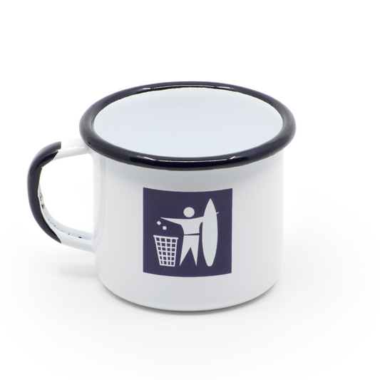 Emaillebecher "Refuse single-use!"